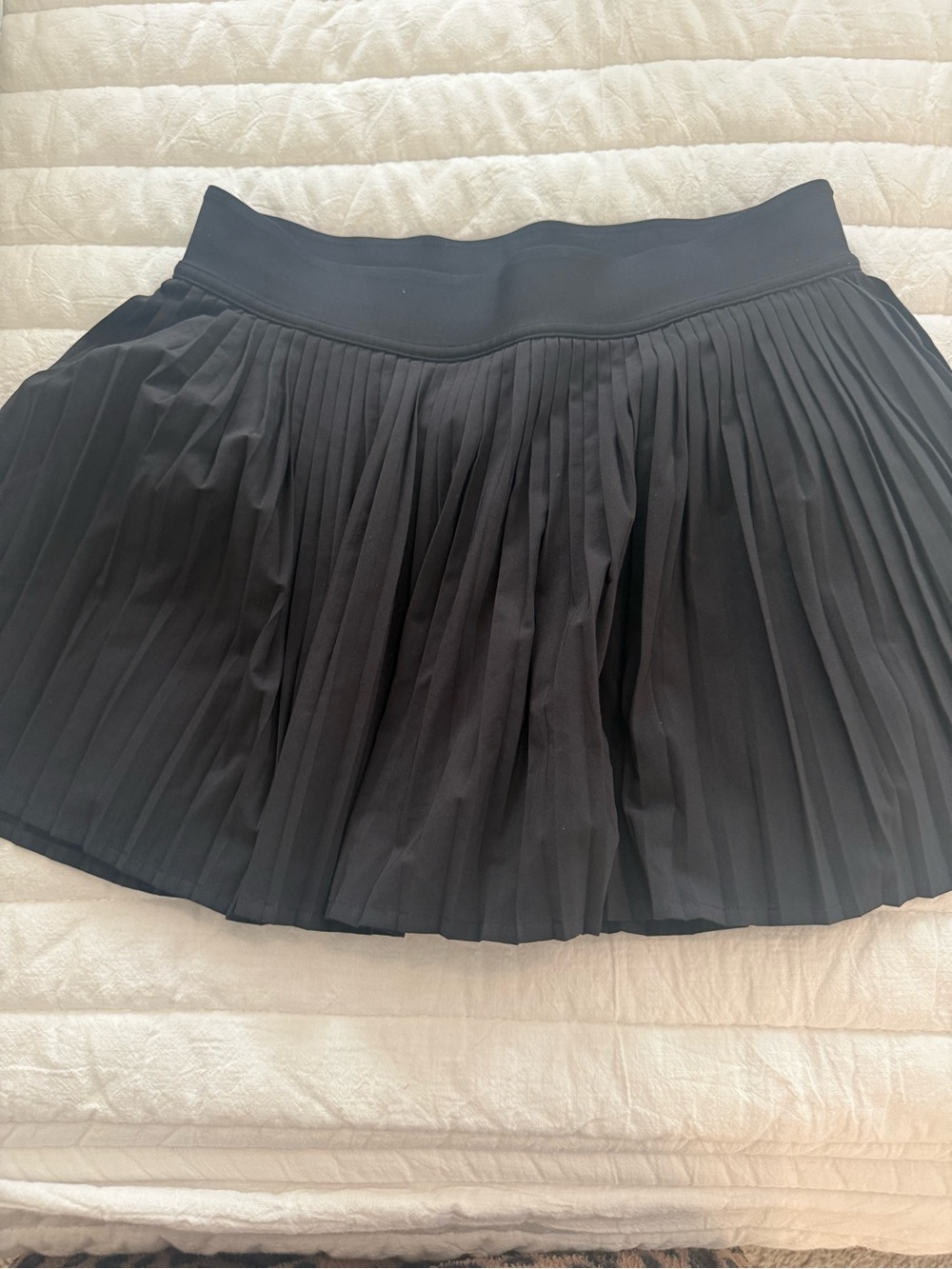lululemon athletica Black Pleated Athletic Skort
